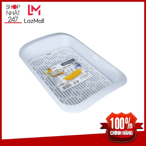 Khay úp ly chén Inomata màu trắng nội địa Nhật Bản