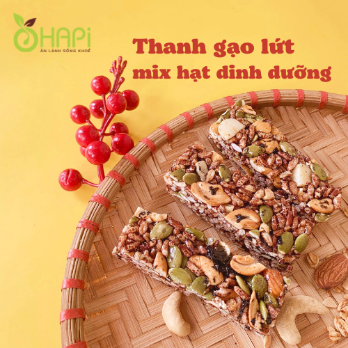 Bar brown rice mix seeds nutritious diet lose weight bar brown rice cereal add beads Macca supplies ohapi