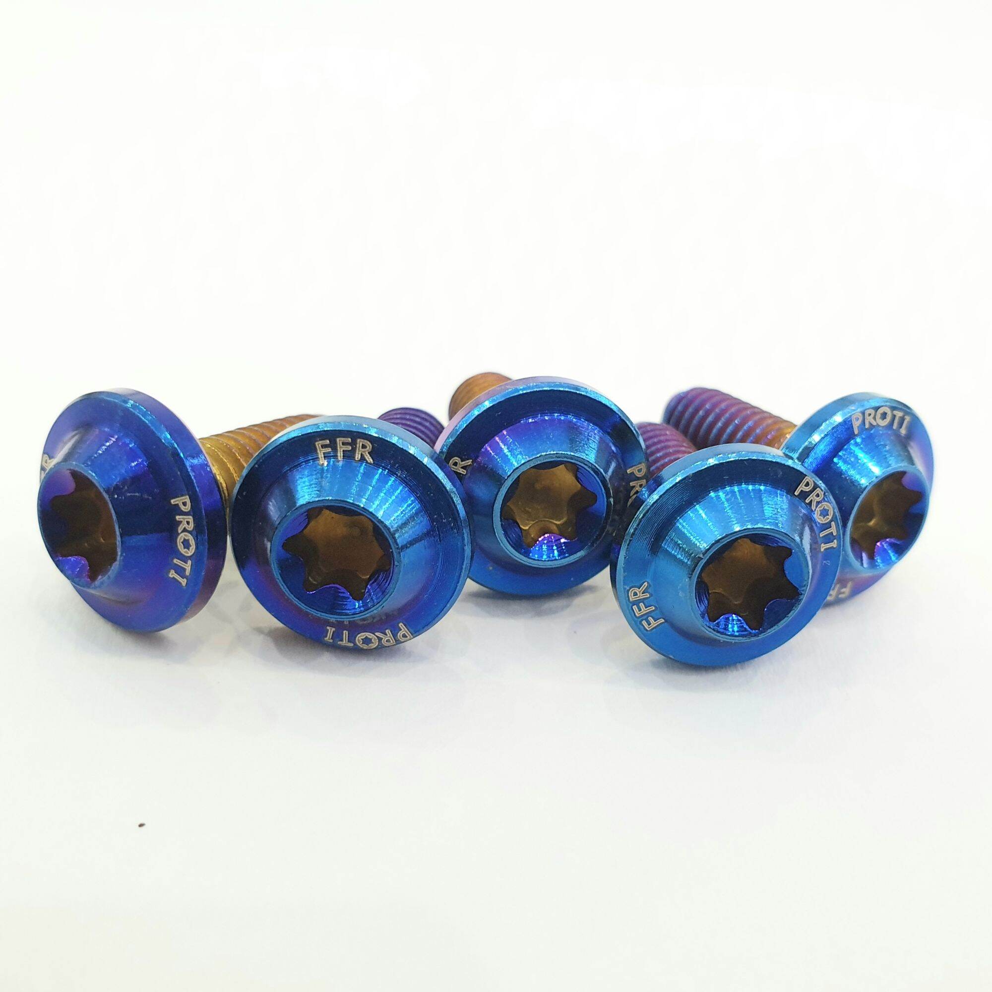 Set 5 ốc GR Proti 6ly màu Titan, dài1,5cm