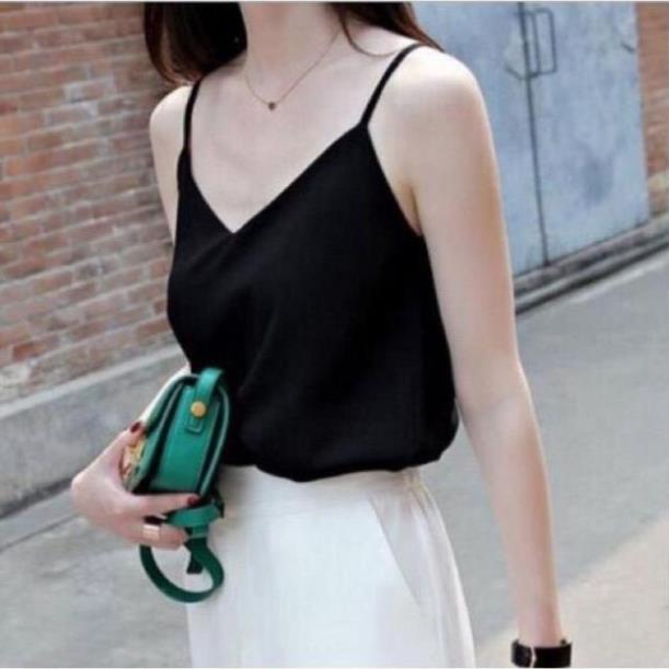 ÁO HAI DÂY LỤA MẶC TRONG VEST BLAZER, ÁO LUẠ 2 DÂY CÓ SIZE MỚI 2021 AL