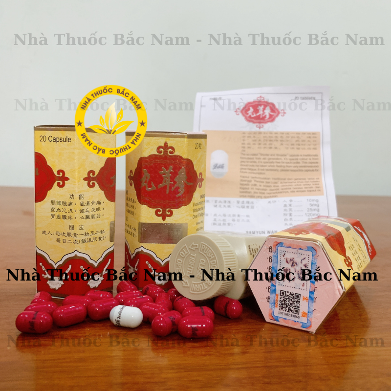 Tăng cân seng yong wan, sam yun wan malaysia ( Sâm Nhung Hoàn đỏ )