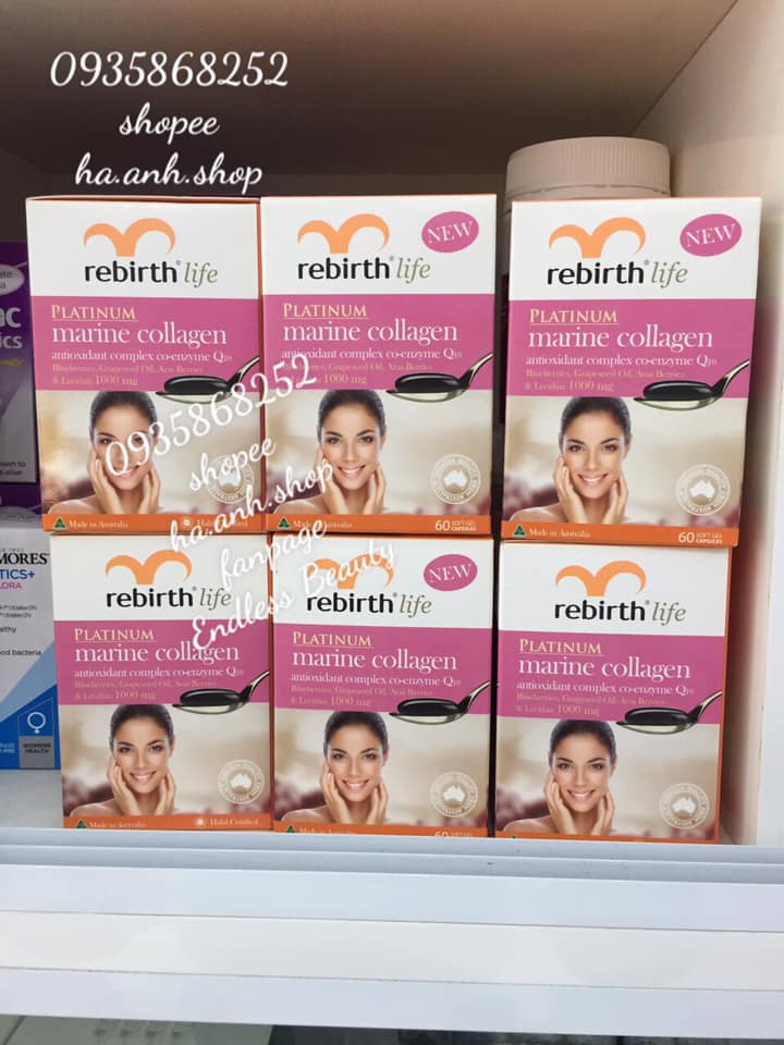 Marine collagen rebirth 60 viên