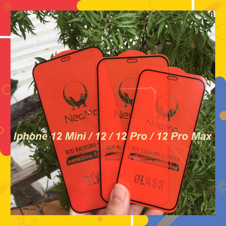Kính Cường Lực MeoMo Iphone 12 / Iphone 12 Mini / Iphone 12 Pro / Iphone 12 Pro Max Full Màn Hình Full Keo Siêu Bền