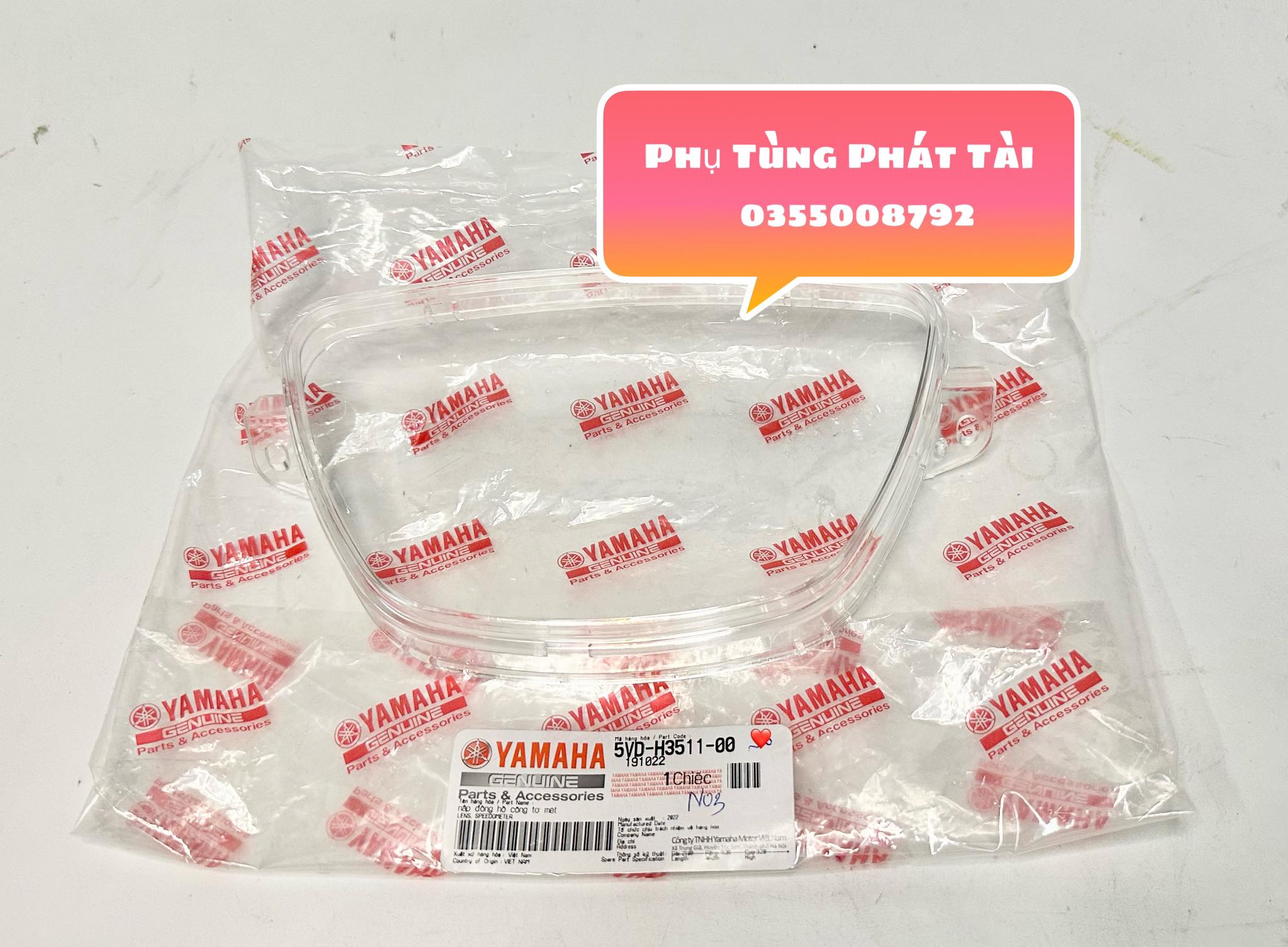 Mặt kính đồng hồ nouvo 1 2 3 chính hãng yamaha