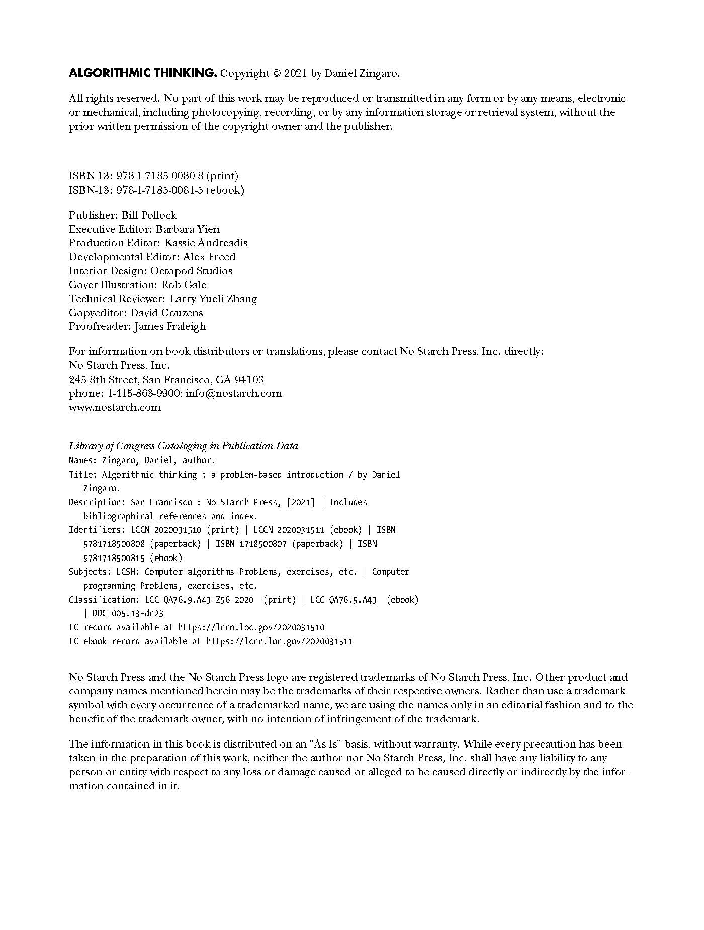 Algorithmic Thinking