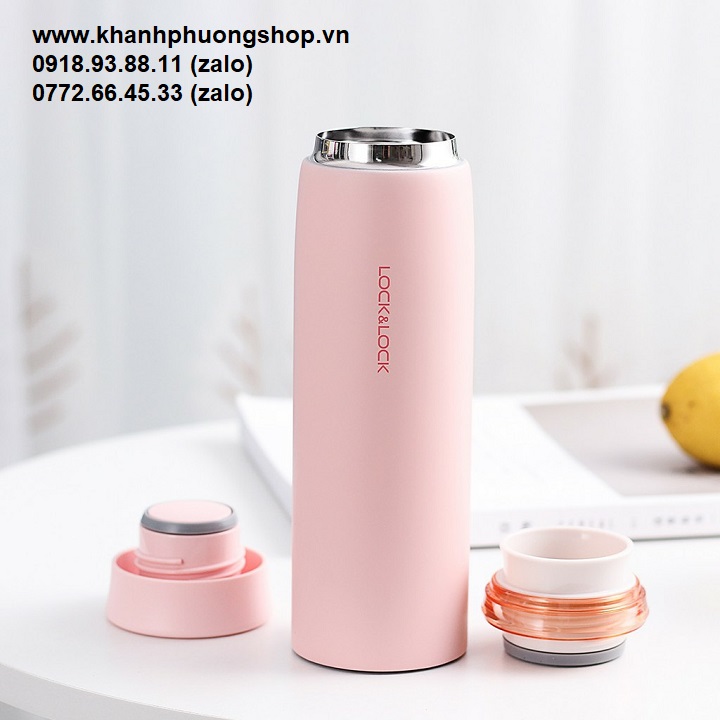 Bình giữ nhiệt lock&lock 390ml - bình giữ nhiệt inox Locknlock