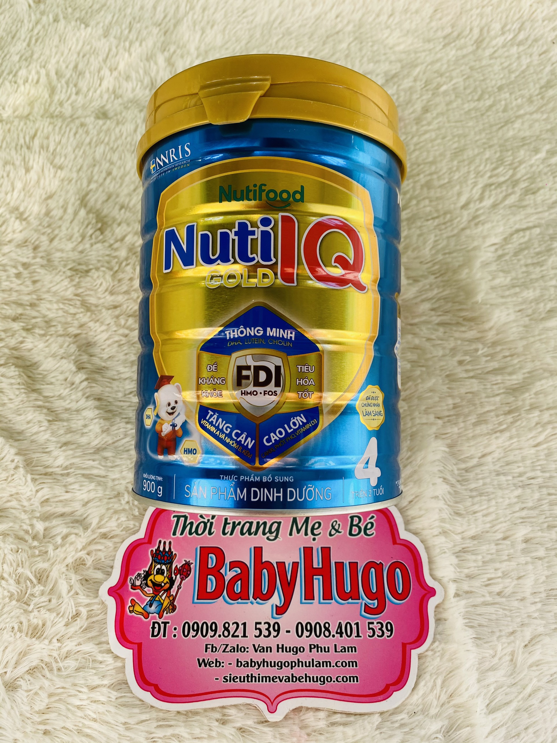 [MẪU MỚI] Sữa Bột Nutifood Nuti IQ Gold Step 4 HỘP 900g