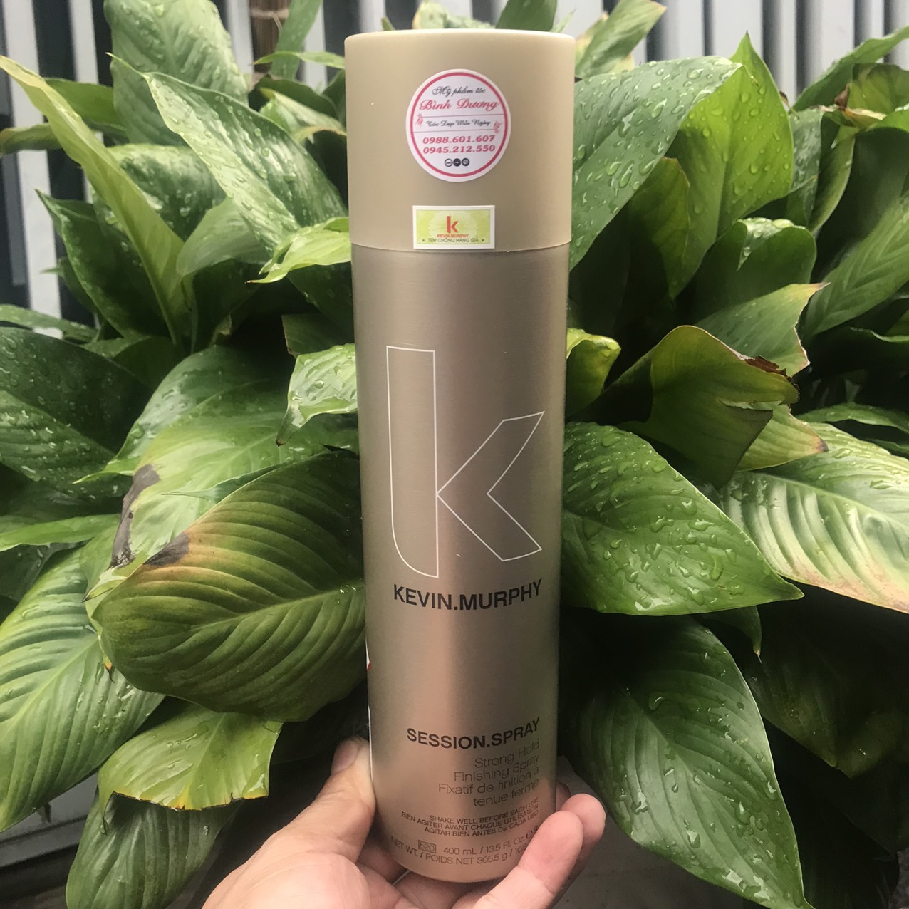 Gôm xịt dạng cứng KEVIN.MURPHY SESSION SPRAY 370ml NEW