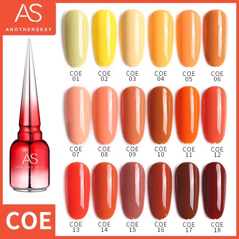 Sơn Gel AS mã COE | Chai đỏ, MUA TỪ 20 CHAI TẶNG MÁY HƠ GEL