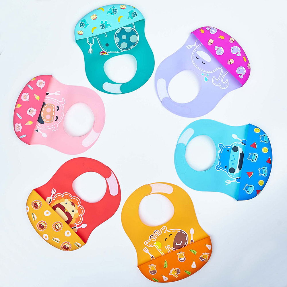 Yếm silicon ăn dặm cổ dán cho bé Marcus & Marcus, từ 6 tháng - Willo
