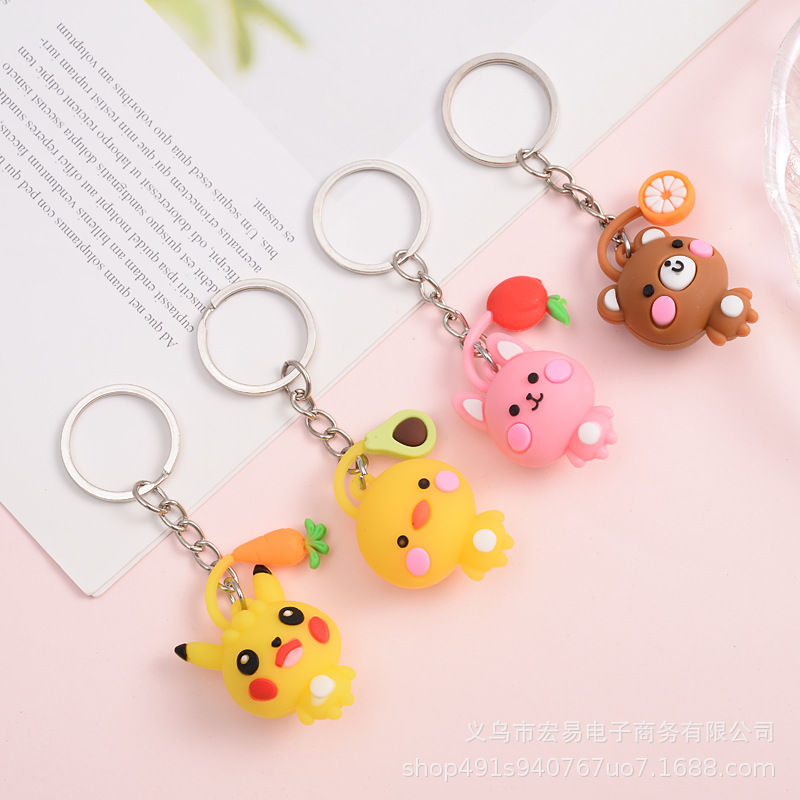 [ Quà Tặng ] Móc khoá Silicon - Móc khóa Hoạt Hình so Cute