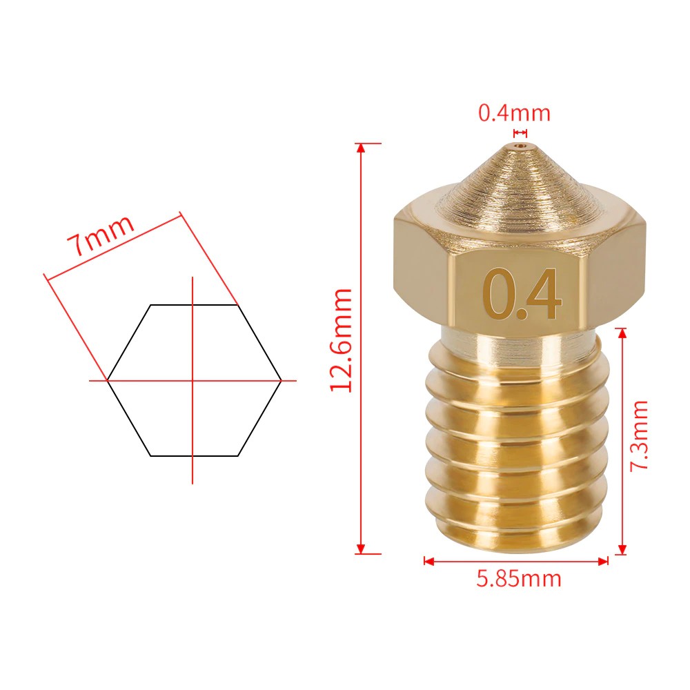 Extrusion Head filament E3D for 3D printer