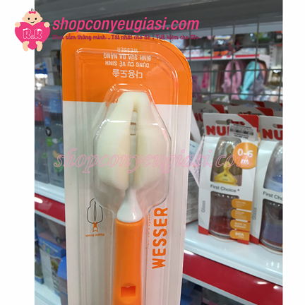 [HCM]Cọ Rửa Bình Sữa Đa Năng Wesser V929