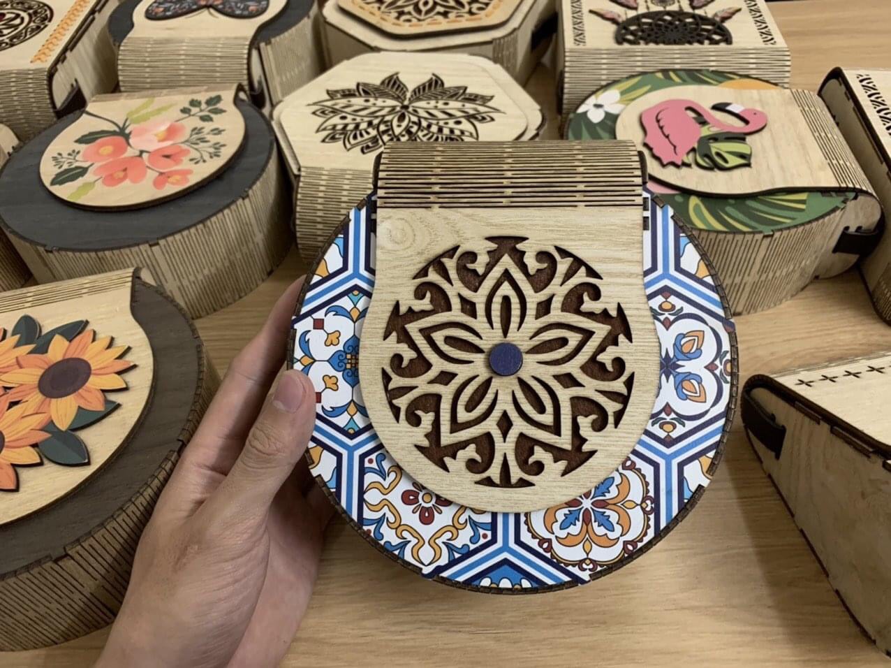 Túi gỗ hand made – Độc – Đẹp - Rẻ