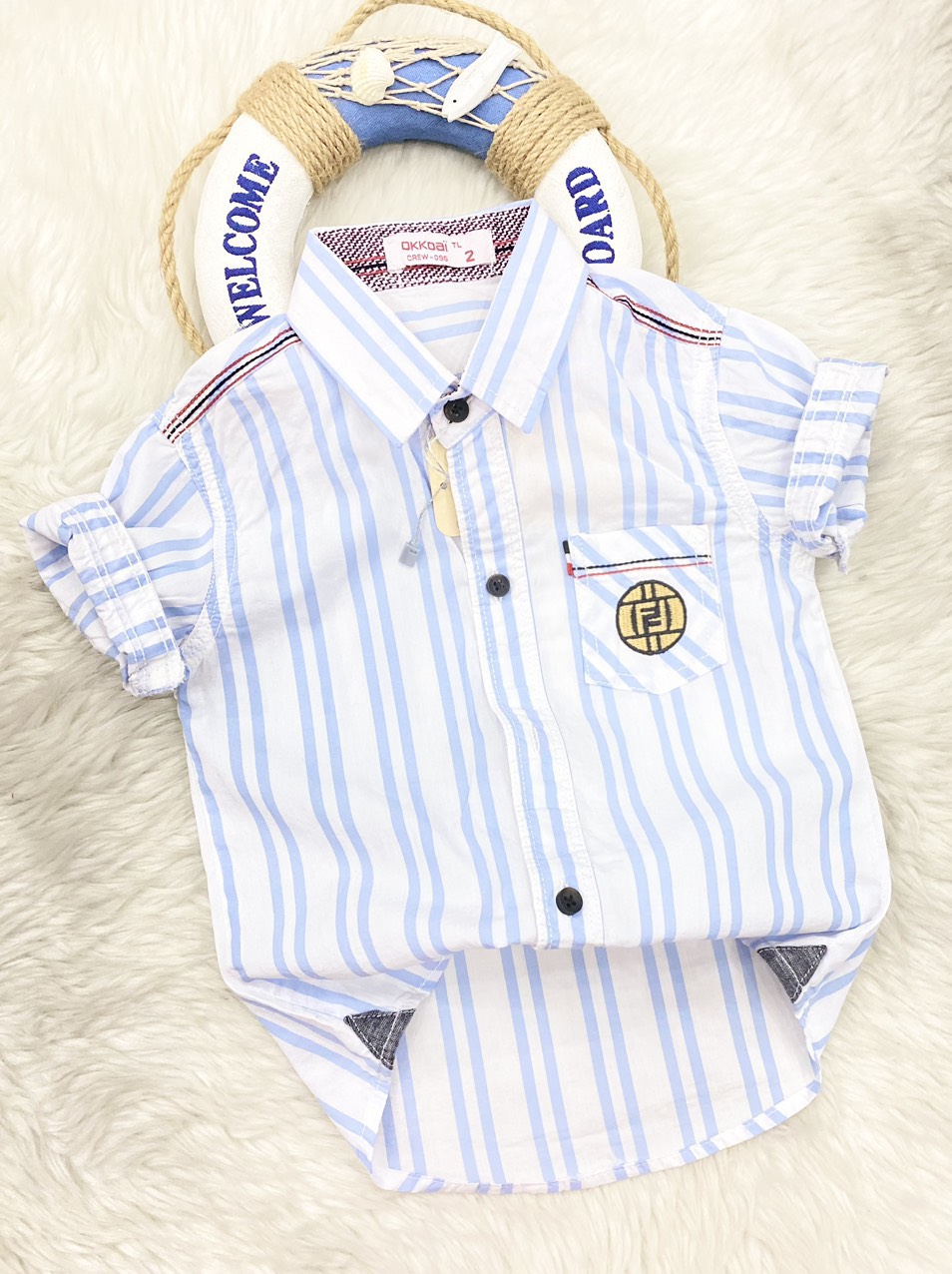 Thời trang bé trai áo sơ mi bé trai 1 tuổi - 6 tuổi nặng từ 8kg- 23kg chất kate cotton mềm mịn co giãn nhẹ bé mặc rất thoải mái