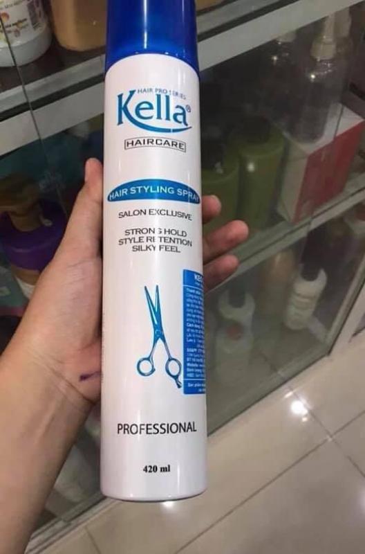 Keo xịt tóc KELLA cứng 420ml giá rẻ
