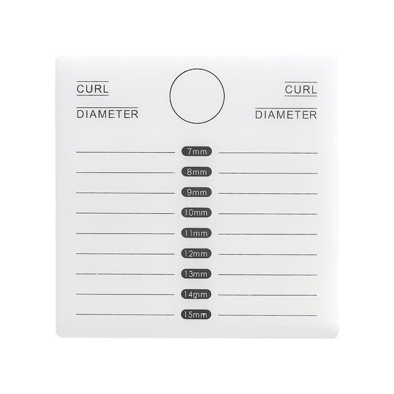 Miếng mica dán line mi có đánh số Beauty Lashes (dụng cụ nối mi)