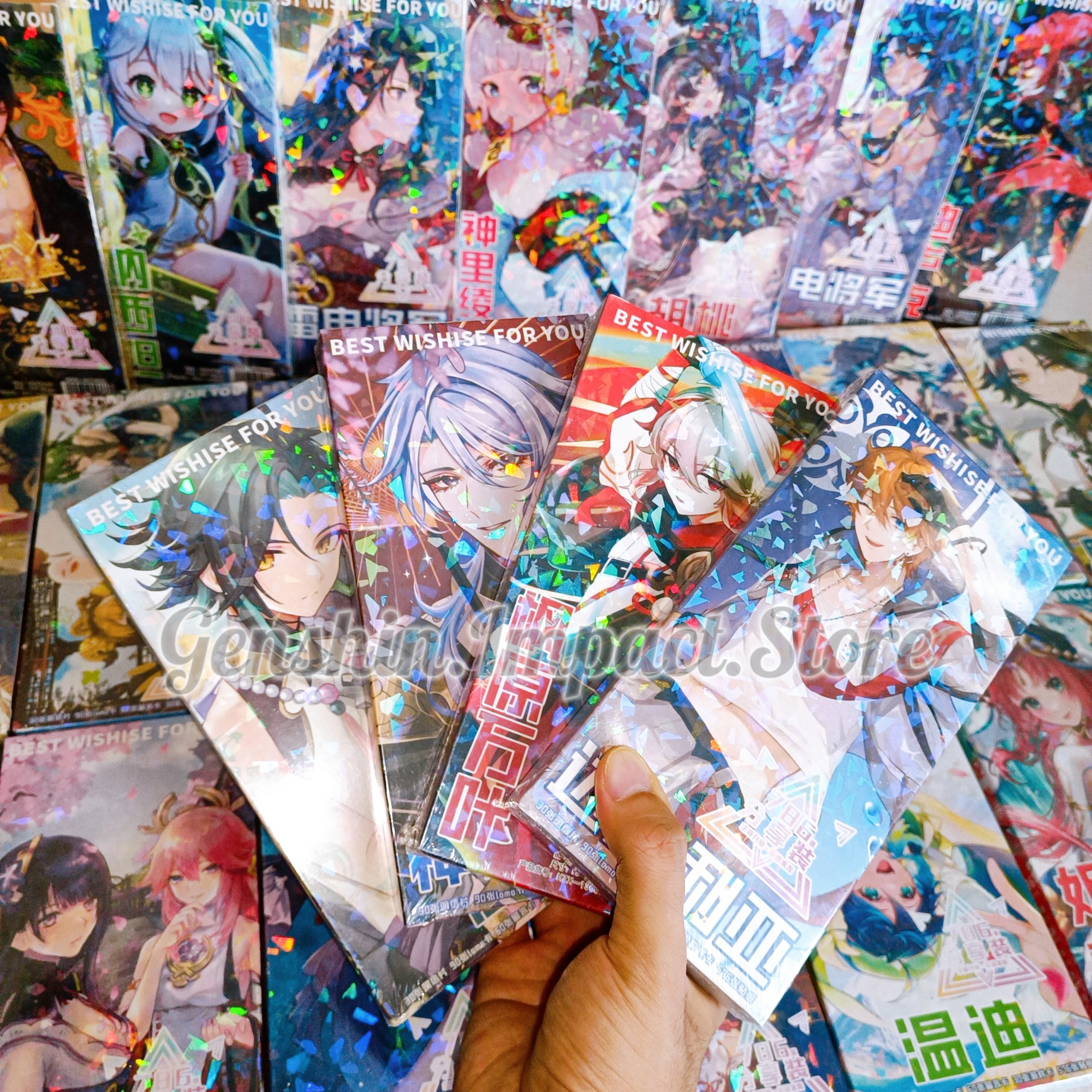 Hộp Postcard Genshin Impact (Mẫu 1)