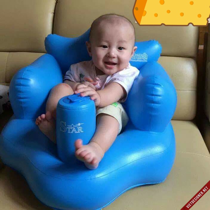 [HCM]Ghế hơi tập ngồi cho bé.