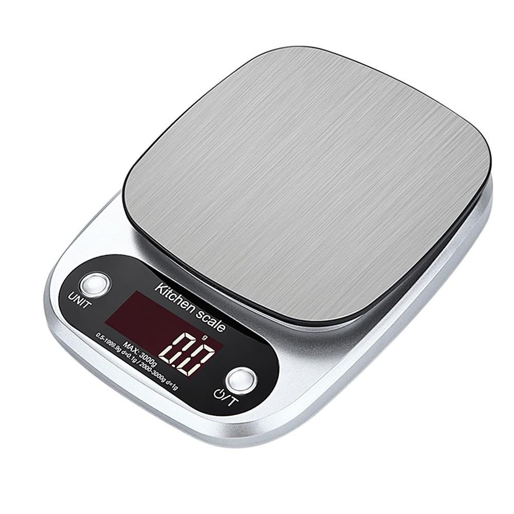 Cân tiểu ly điện tử nhà bếp mini kitchen scale 0,1gr - 3kg/5kg/10kg màn hình led cảm ứng ,tích hợp trừ bì thông minh, độ chính xác cao chuẩn công nghệ châu âu