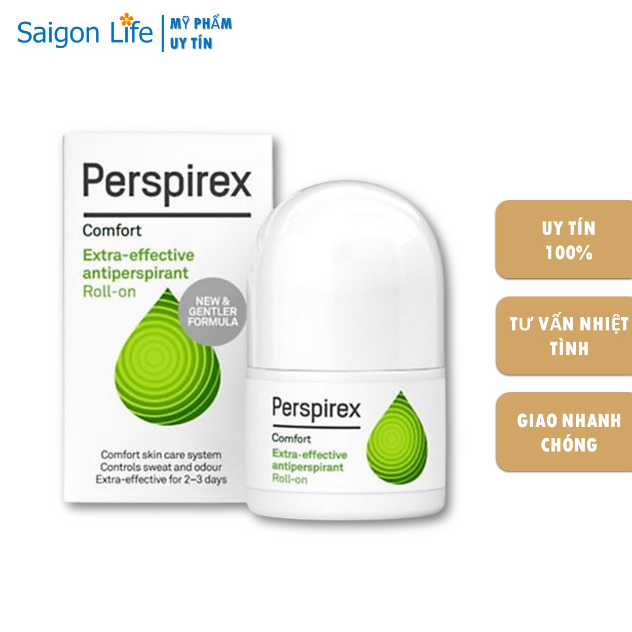 [Hot] Lăn Khử Mùi Perspirex Cao Cấp Comfort (Loại Nhẹ) 20ml