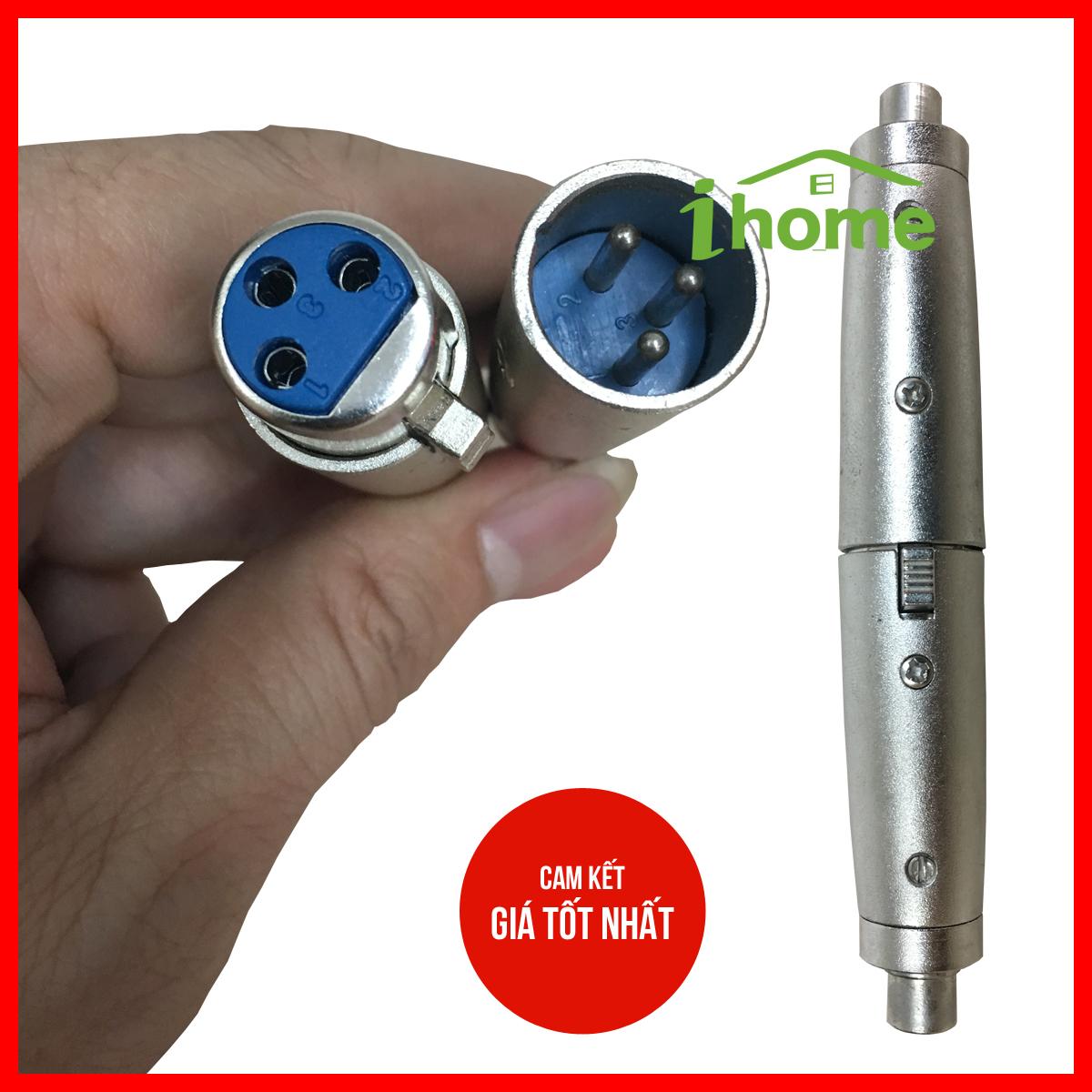 COMBO 2 Bộ 2 Jack Canon Đực và Cái ra AV (Bông sen) cao cấp [Ken Shop]