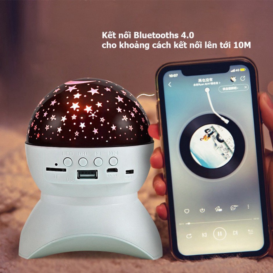 Loa Bluetooth mini Đổi màu loa bluetooth Đèn LED 7 màu âm thanh sắc nét
