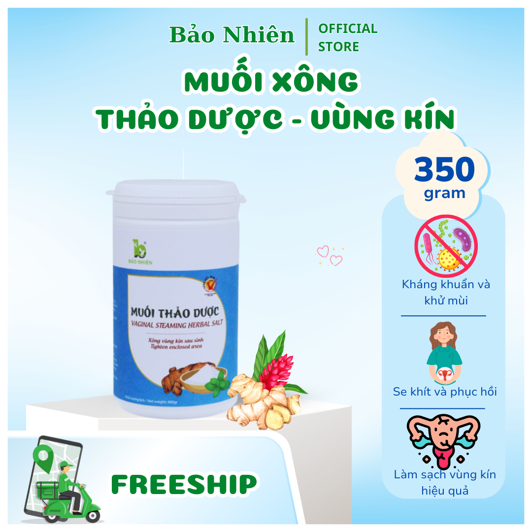 Muối Xông Thảo Dược Xông Phụ Khoa