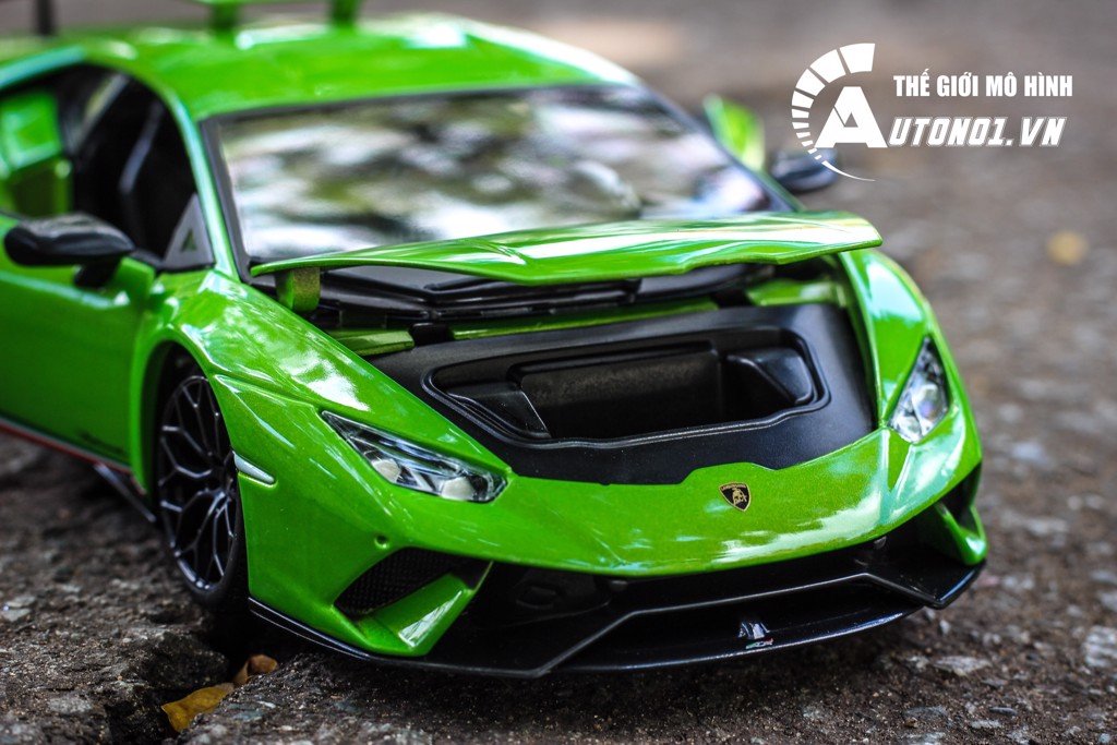 MÔ HÌNH XE LAMBORGHINI HURACAN PERFORMANCE GREEN 1:18 MAISTO 6014 |  