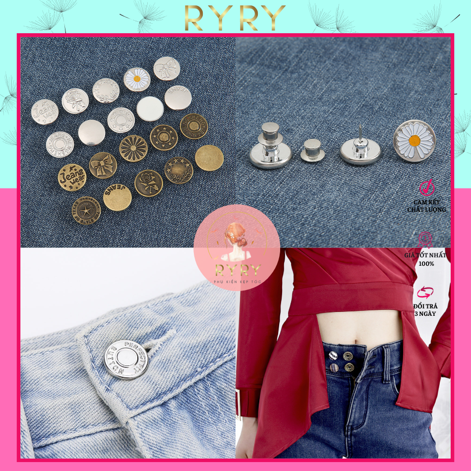 Metal Jeans Buttons