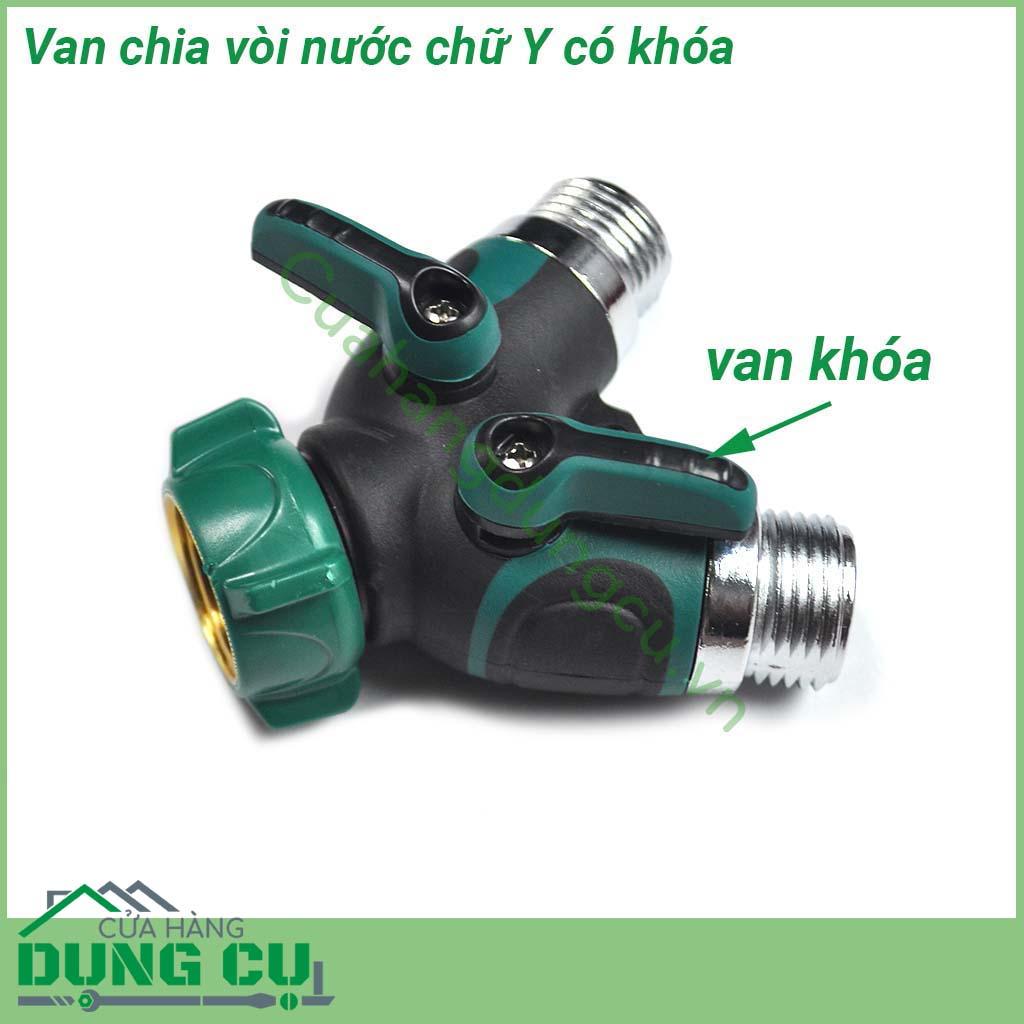 Van chia nước có khóa chữ Y
