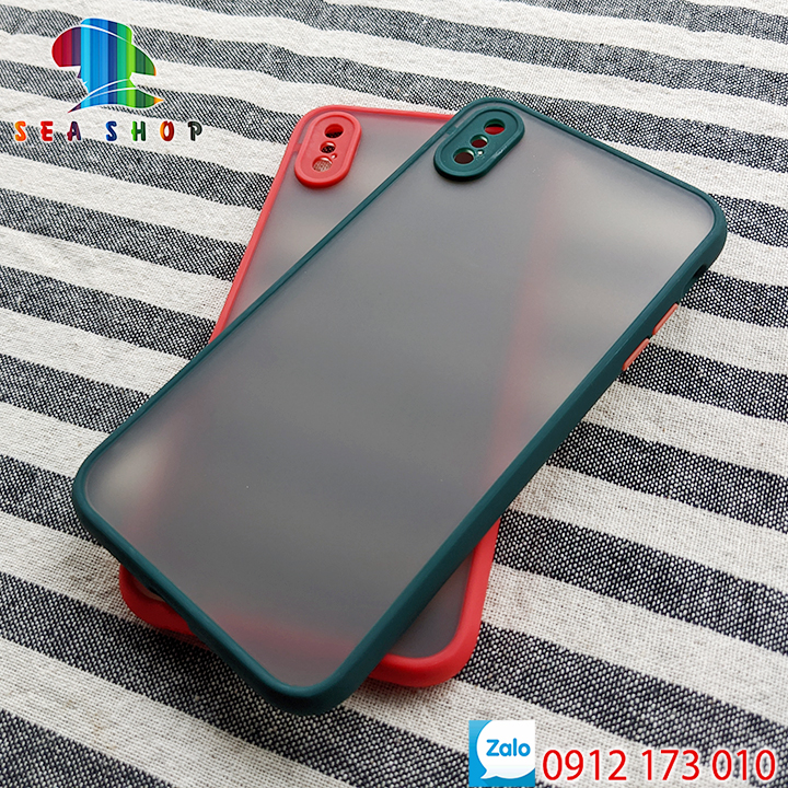 Ốp lưng iphone x, xs max viền nhựa dẻo chống sốc, lưng mờ / ốp lưng ipxs max siêu bền / case ip xs max