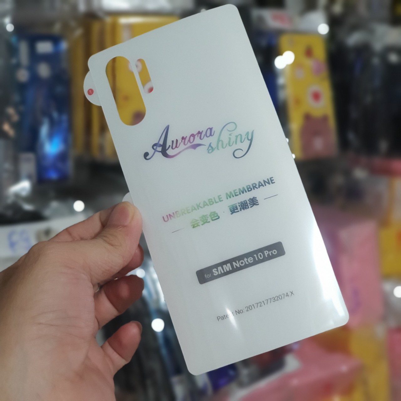 Miếng dán PPF Samsung Note 10/ Note 10 Plus full mặt trước và mặt sau chống trầy xướt