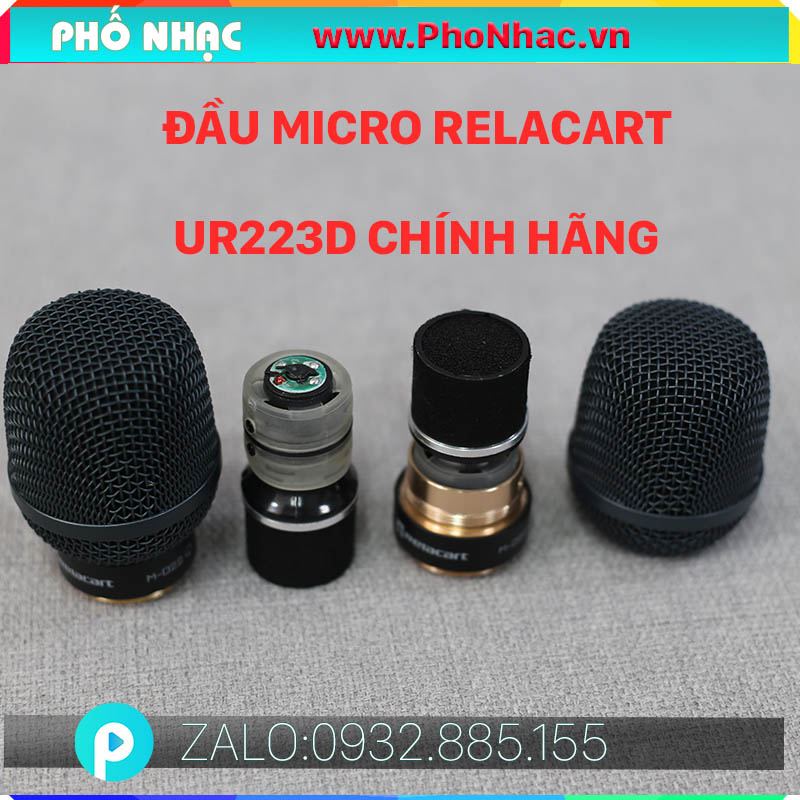 Coil micro RELACART UR 223D, đầu mic 223D Chất âm cực hay