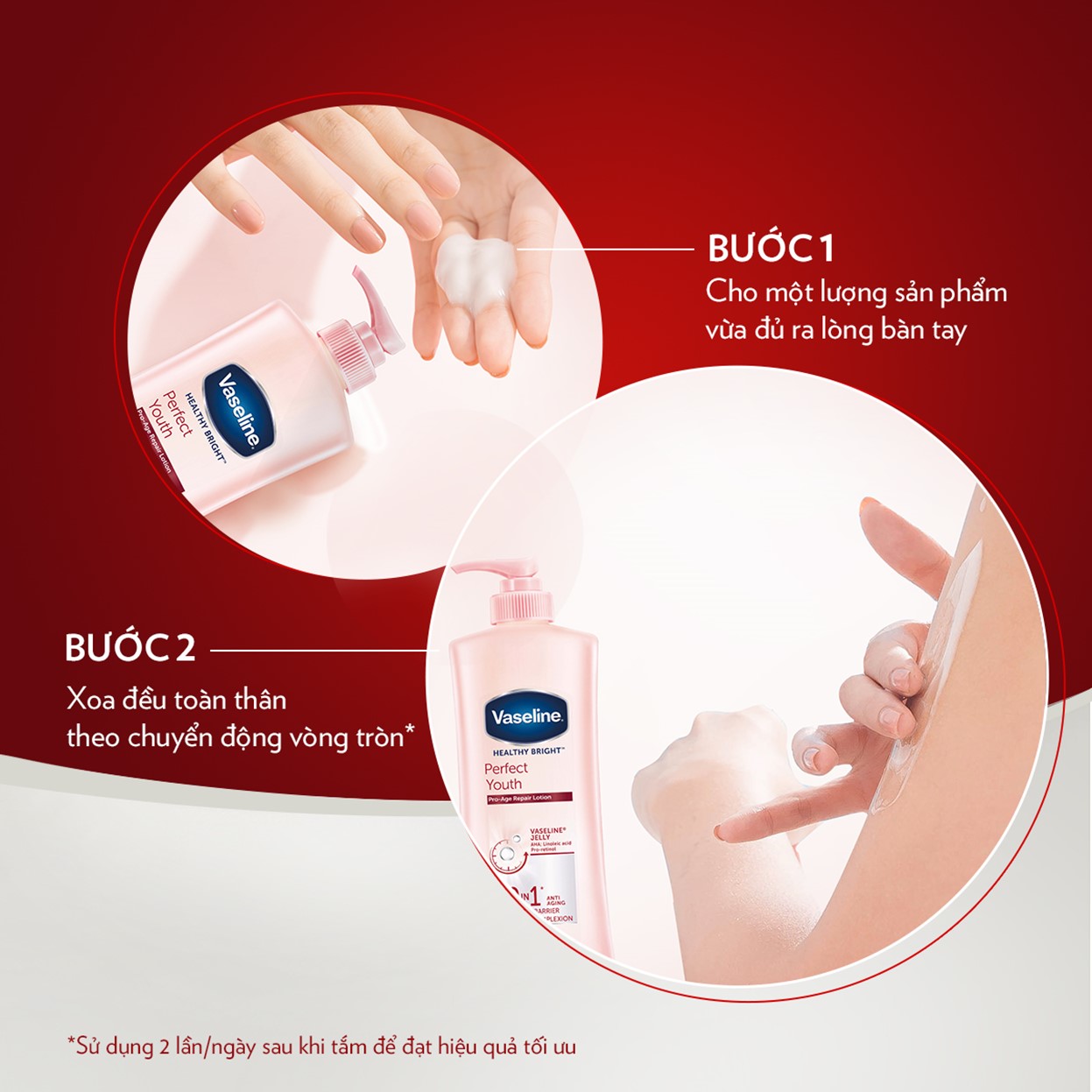 Sữa dưỡng thể trắng da Vaseline 350ml/chai