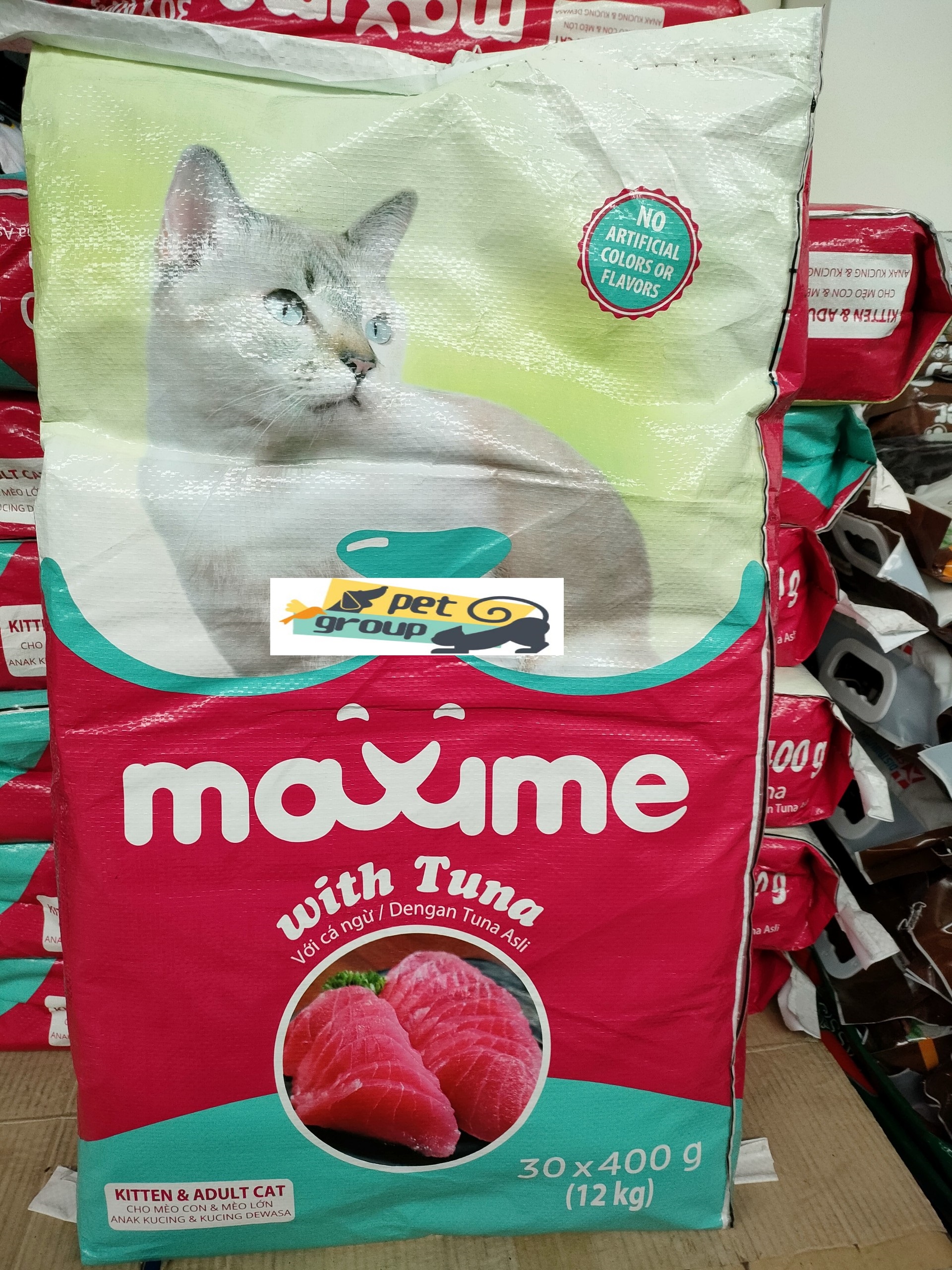[COMBO 5 GÓI] THỨC ĂN HẠT CHO MÈO MỌI LỨA TUỔI VỊ CÁ NGỪ/CÁ HỒI - MAXIME (ngẫu nhiên)