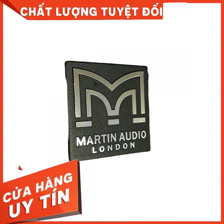 logo dán thùng loa hiệu Martin audio cỡ 4x4cm: 2 chiếc