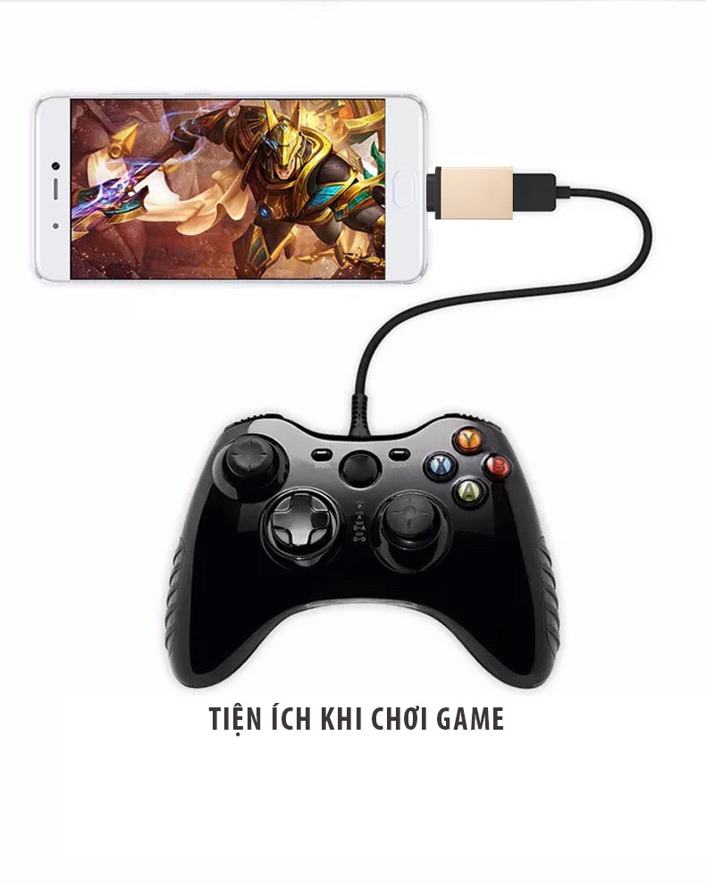 [HCM]Đầu Chuyển Đổi USB Type C sang USB 3.0 Cho Điện thoại Macbook