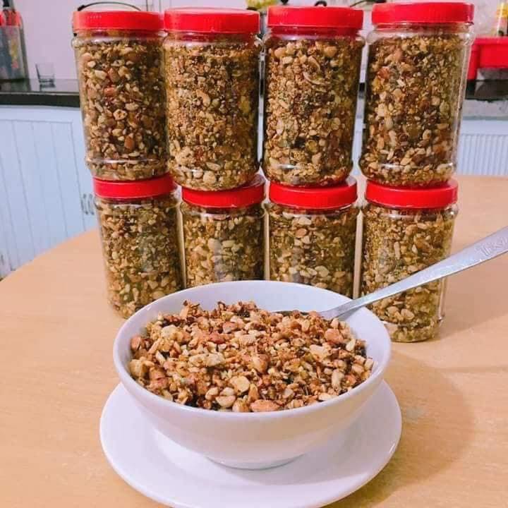 Muối đậu sả thịt hũ 400g - đặc sản Huế