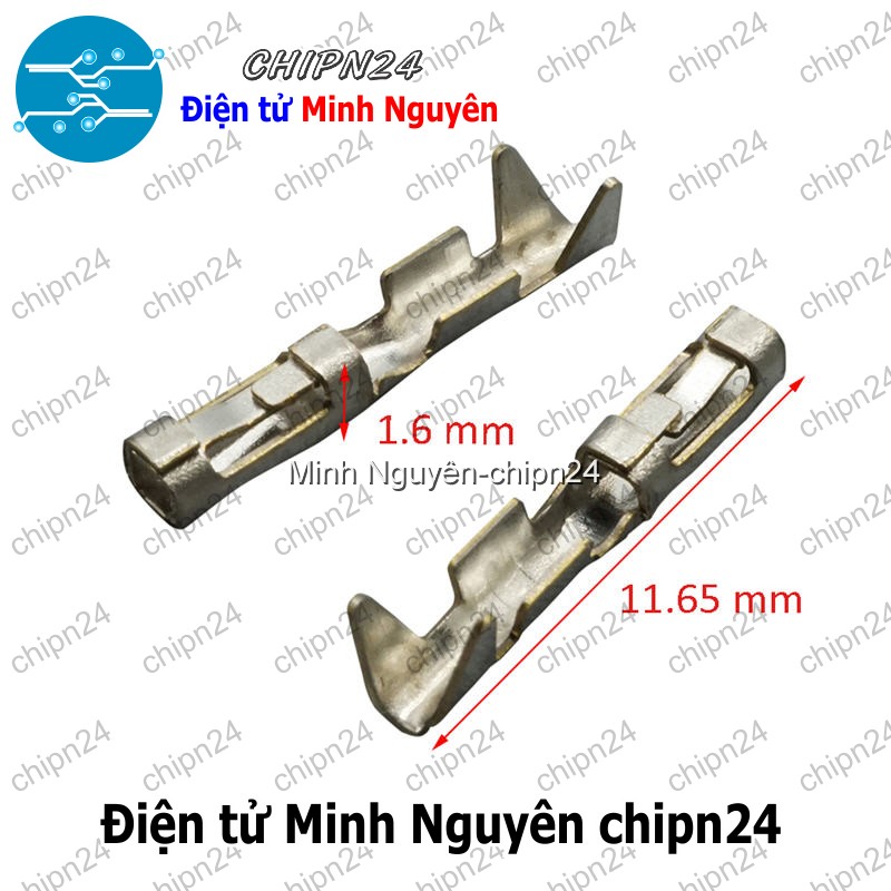 [25 cái] Lõi Header SM Dupont Cái 2.54mm (Dùng bấm đầu dây điện cho Dây cắm Testboard) - HH004996