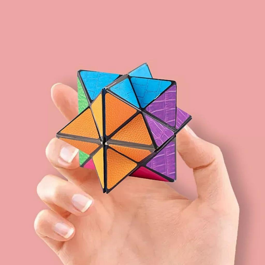 Đồ Chơi Khối Rubik 3D, Rubik Magic Thay Đổi Hình Dạng Độc Đáo Cho Trẻ Em