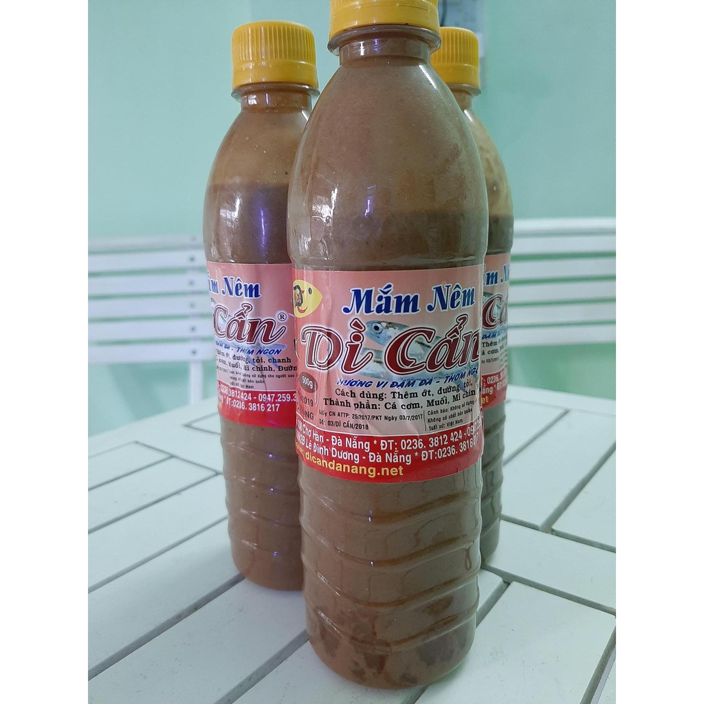 Mắm Nêm Dì Cẩn Đà Nẵng chai 250g