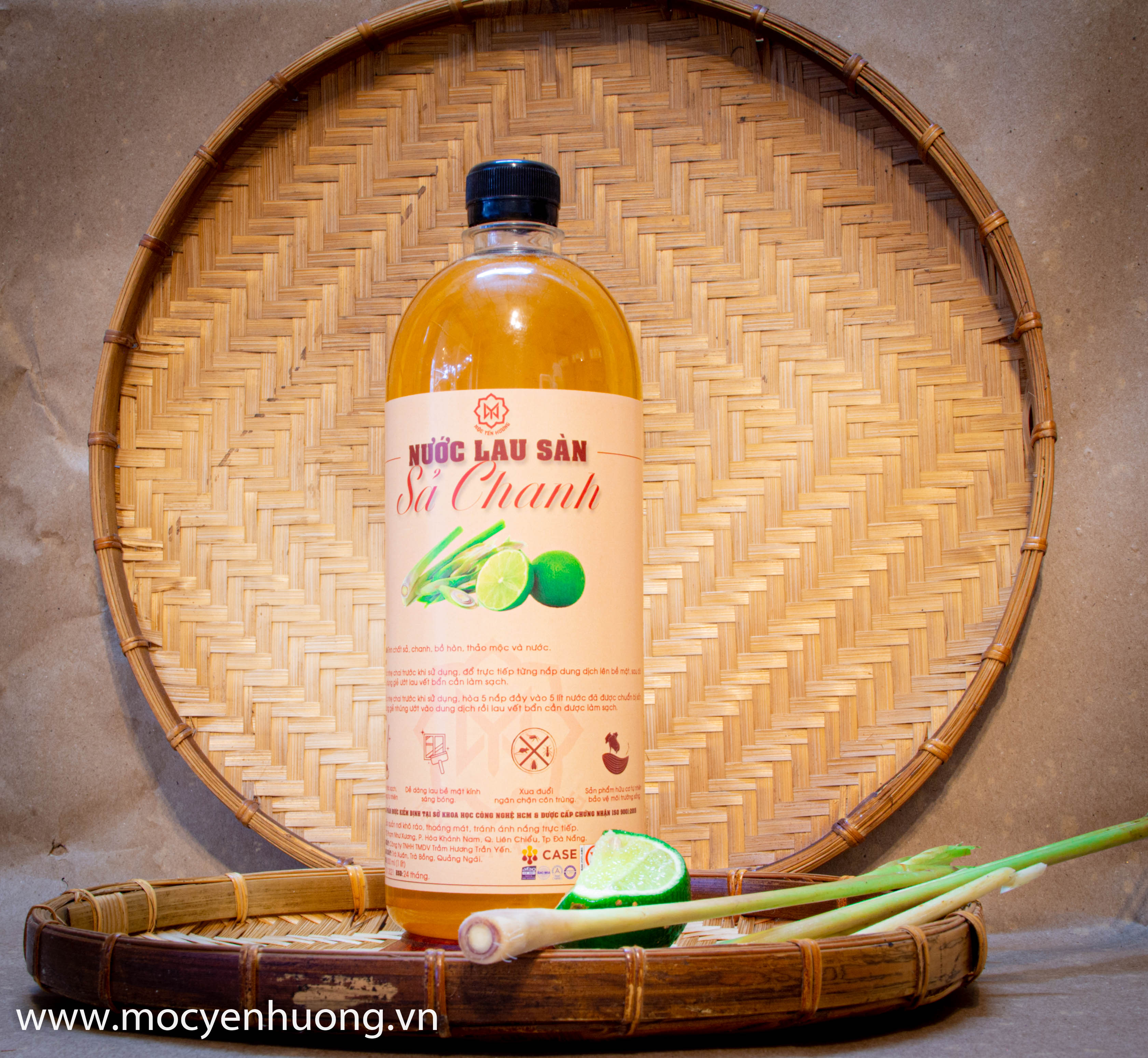 Nước Lau Sàn Sả Chanh Organic 1000ml