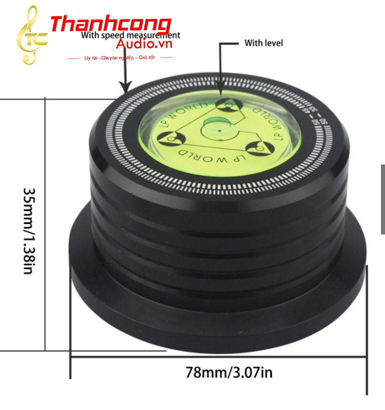 Kẹp ổn định đĩa than vinyl 50Hz LP