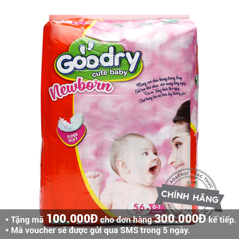 MIẾNG LÓT SƠ SINH LOẠI 56 MIẾNG 1 bịch