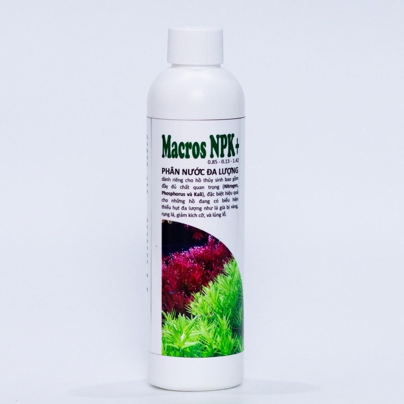 Phân nước hồ cá thuỷ sinh Macros NPK+230ml