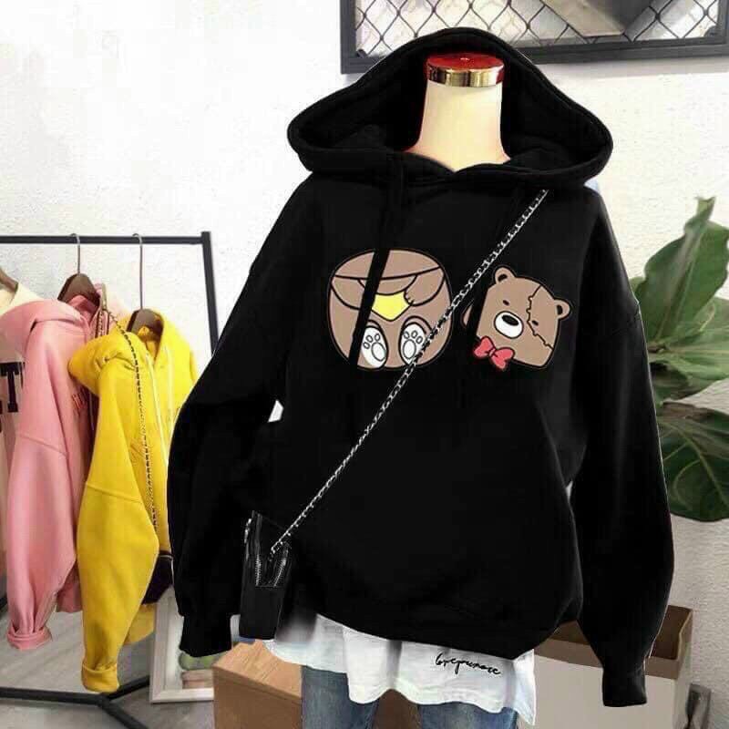 Áo khoác hoodie nam nư kiểu unisex in hình chú mèo siêu dễ thương mẫu hot trend 2021. tp