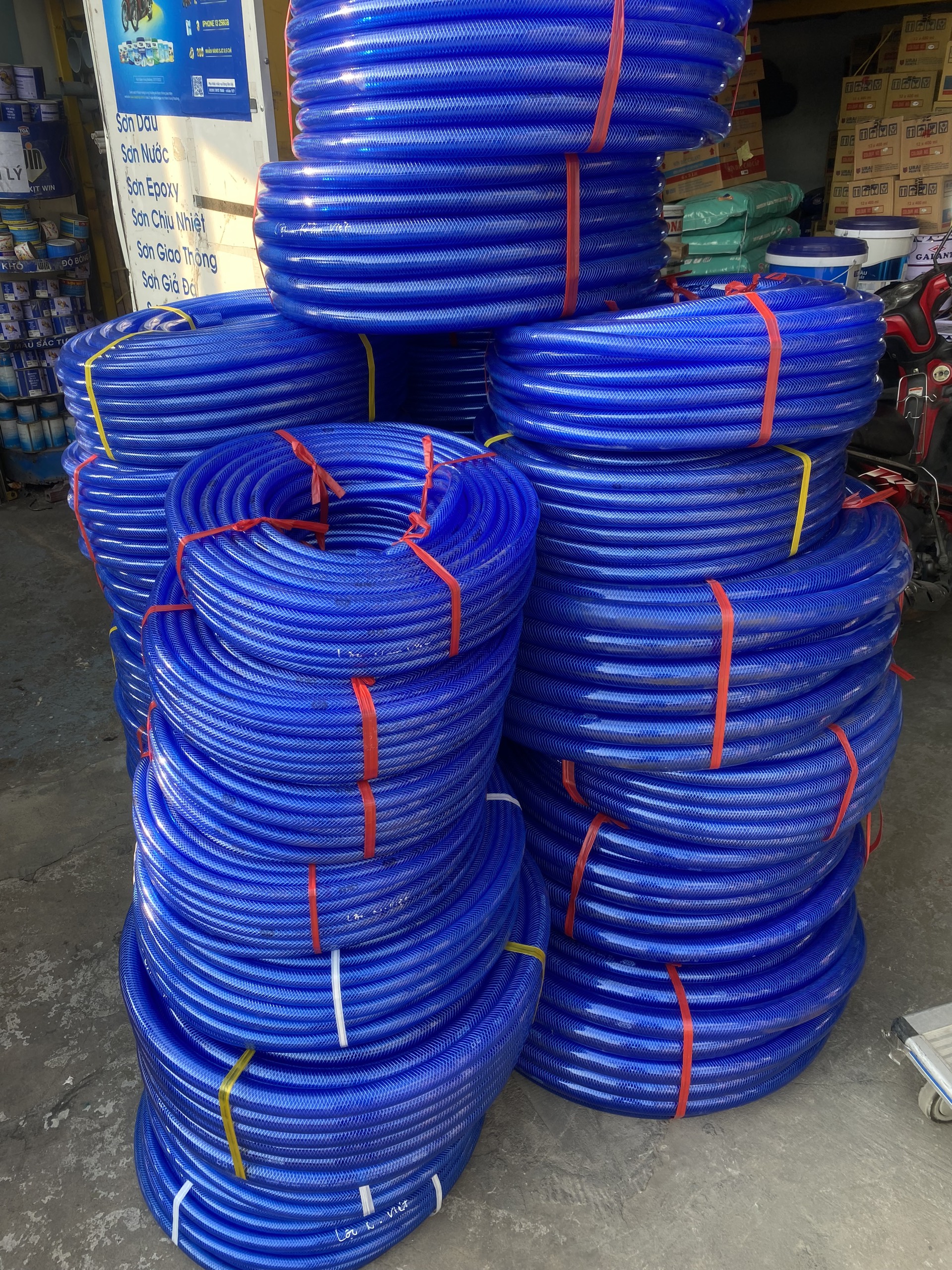 Ống lưới xanh cuộn 10KG (Phi 20, 25, 30)
