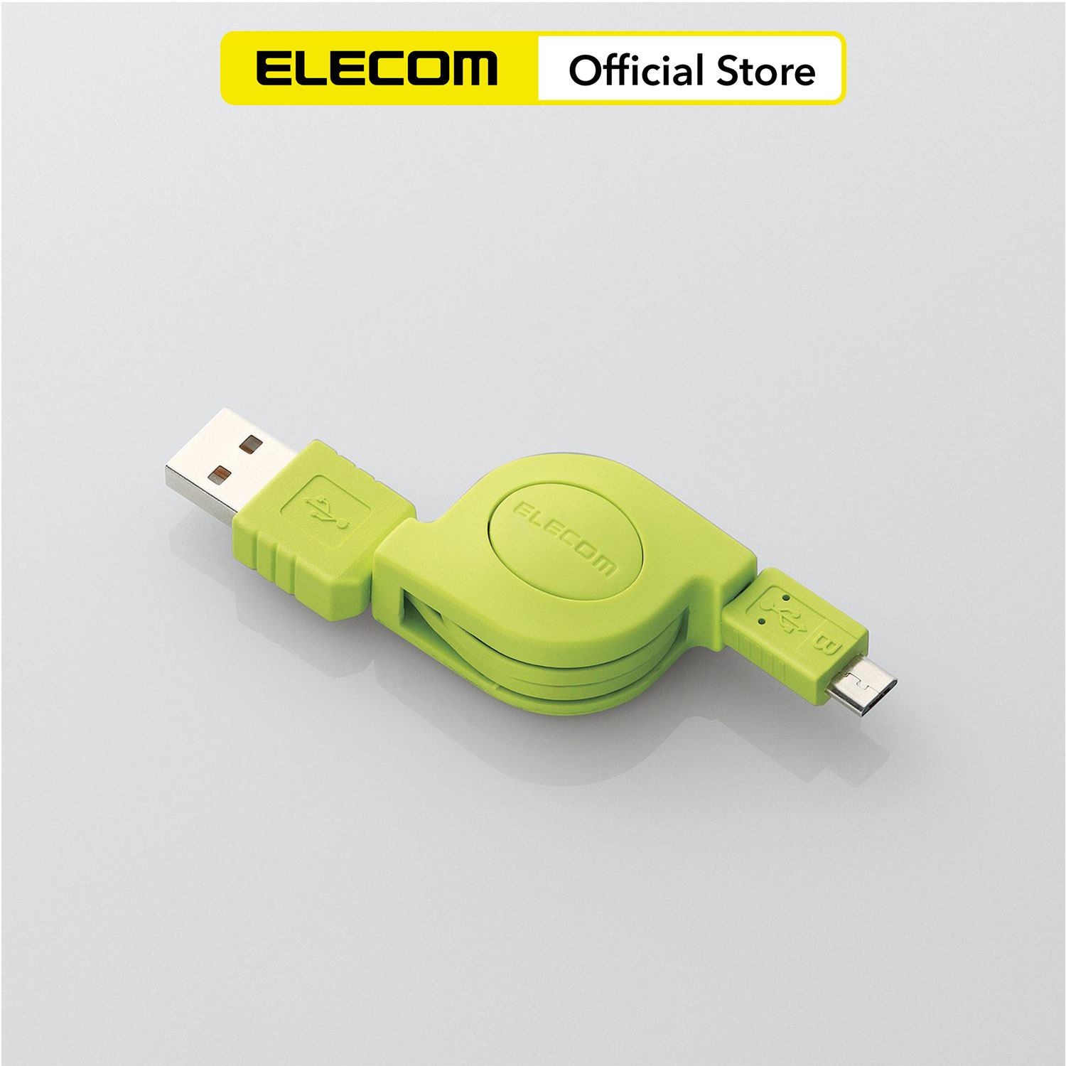 Dây cáp cuộn microUSB (A-microB) ELECOM MPA-AMBIRLC08 - Hàng chính hãng