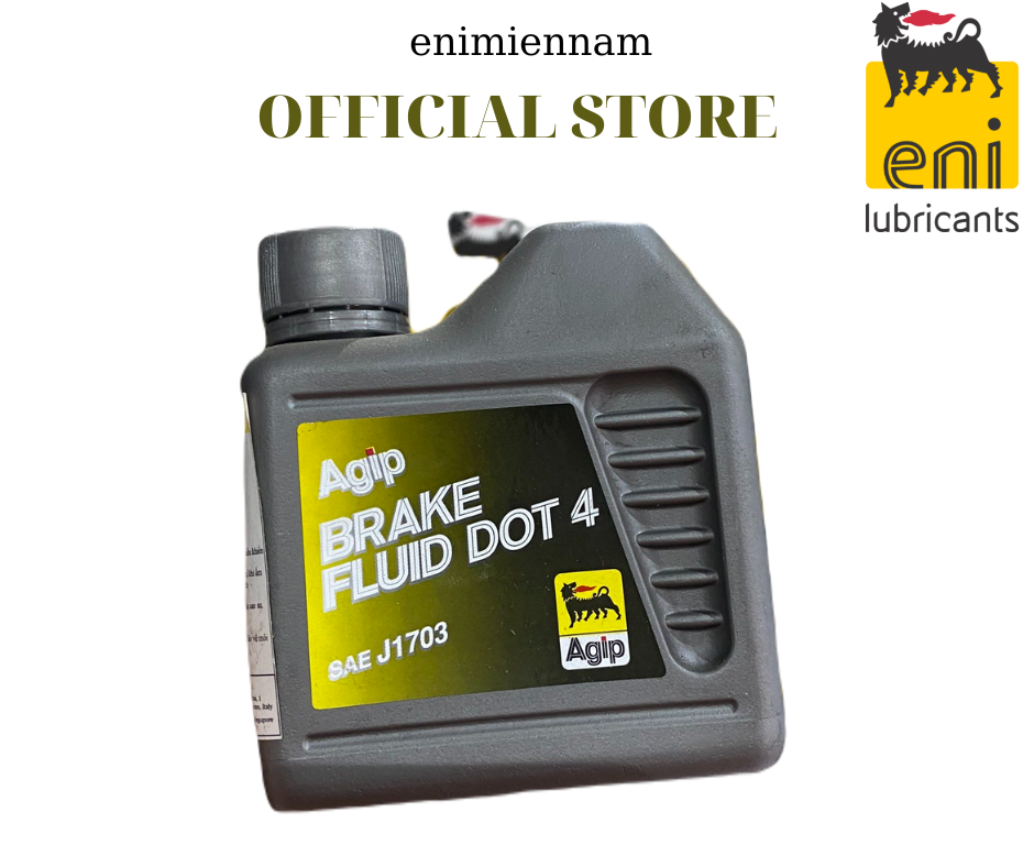 (HCM) Dầu thắng eni Brake Fluid DOT 4 250ml (Hàng nhập Ý)
